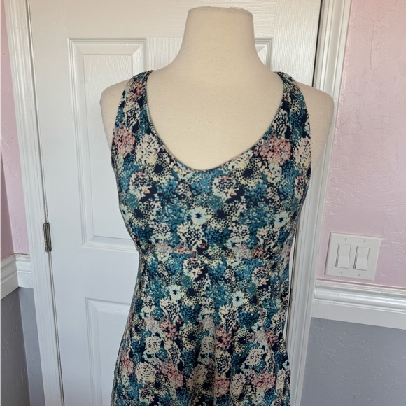 Patagonia Womens Blue Floral Magnolia Sleeveless Short Mini Dress Size S - Picture 4 of 12